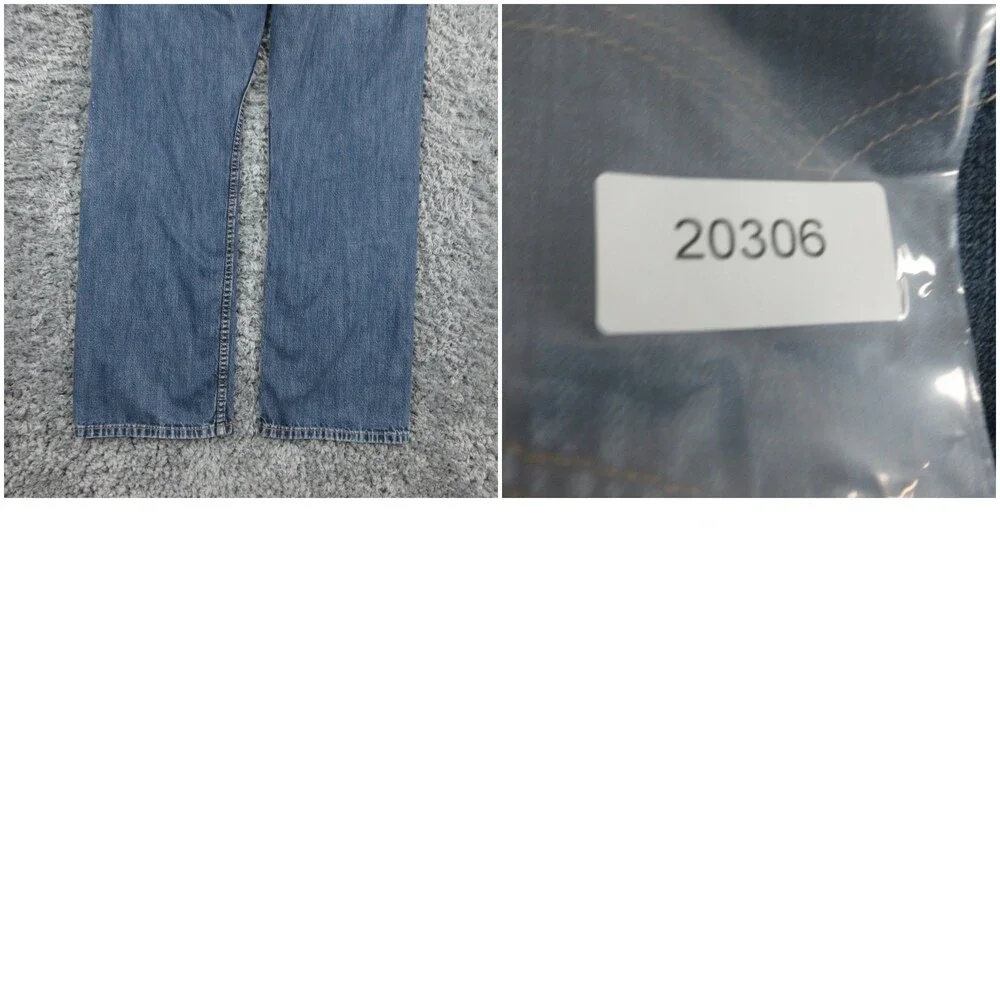 Levis 514 Jeans Mens 38x32 Blue Straight Leg Denim Medium Wash Classic 37x31*